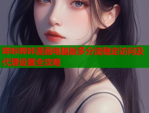 哔咔哔咔漫画电脑版多分流稳定访问及代理设置全攻略